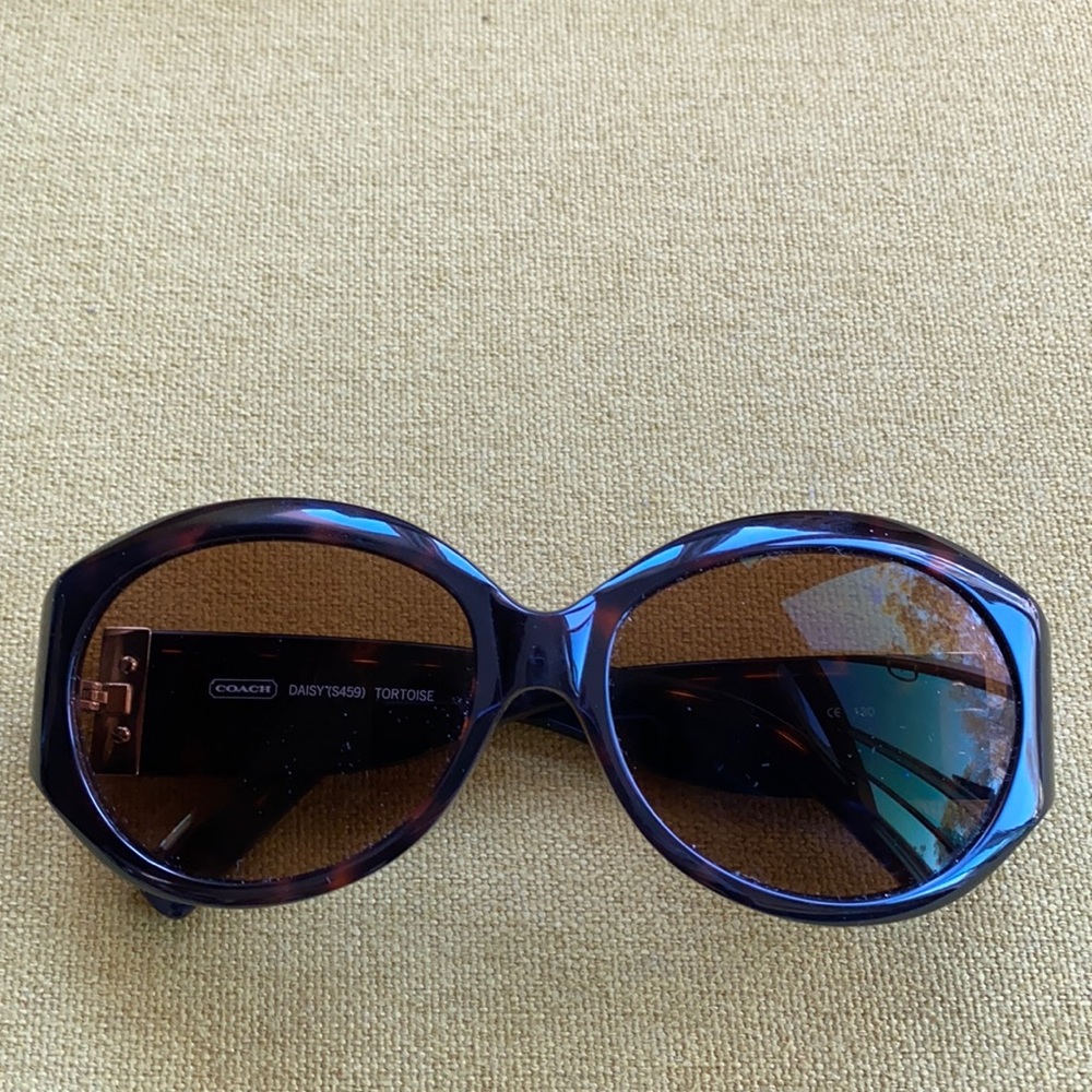 Coach tortoise sunglasses